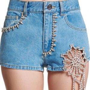 Area denim shorts size 8